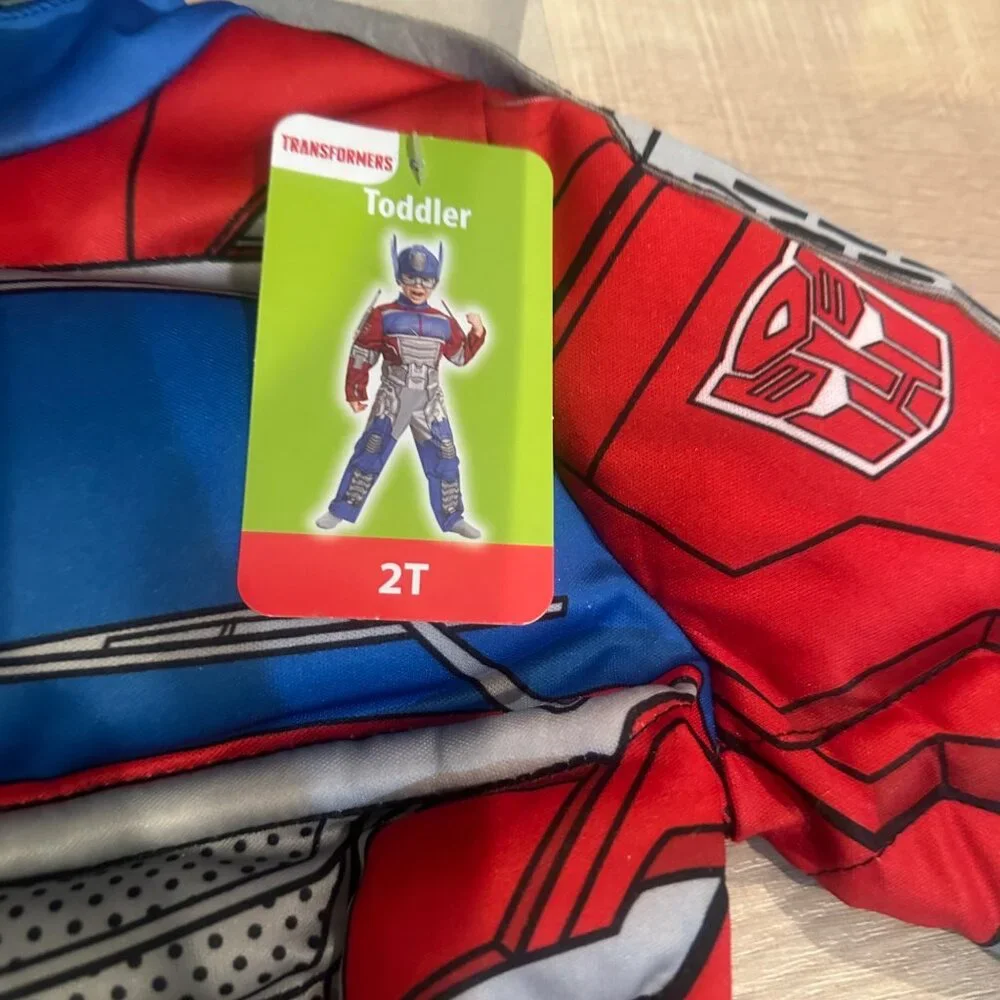 TRANSFORMERS YOUTH KIDS HALLOWEEN COSTUME 2T NEW OPTIMUS PRIME